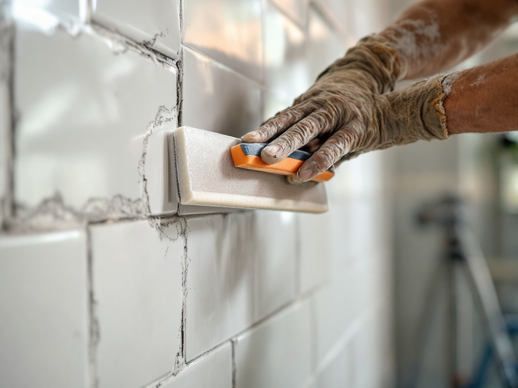 Tile repair and regrouting in San Antonio